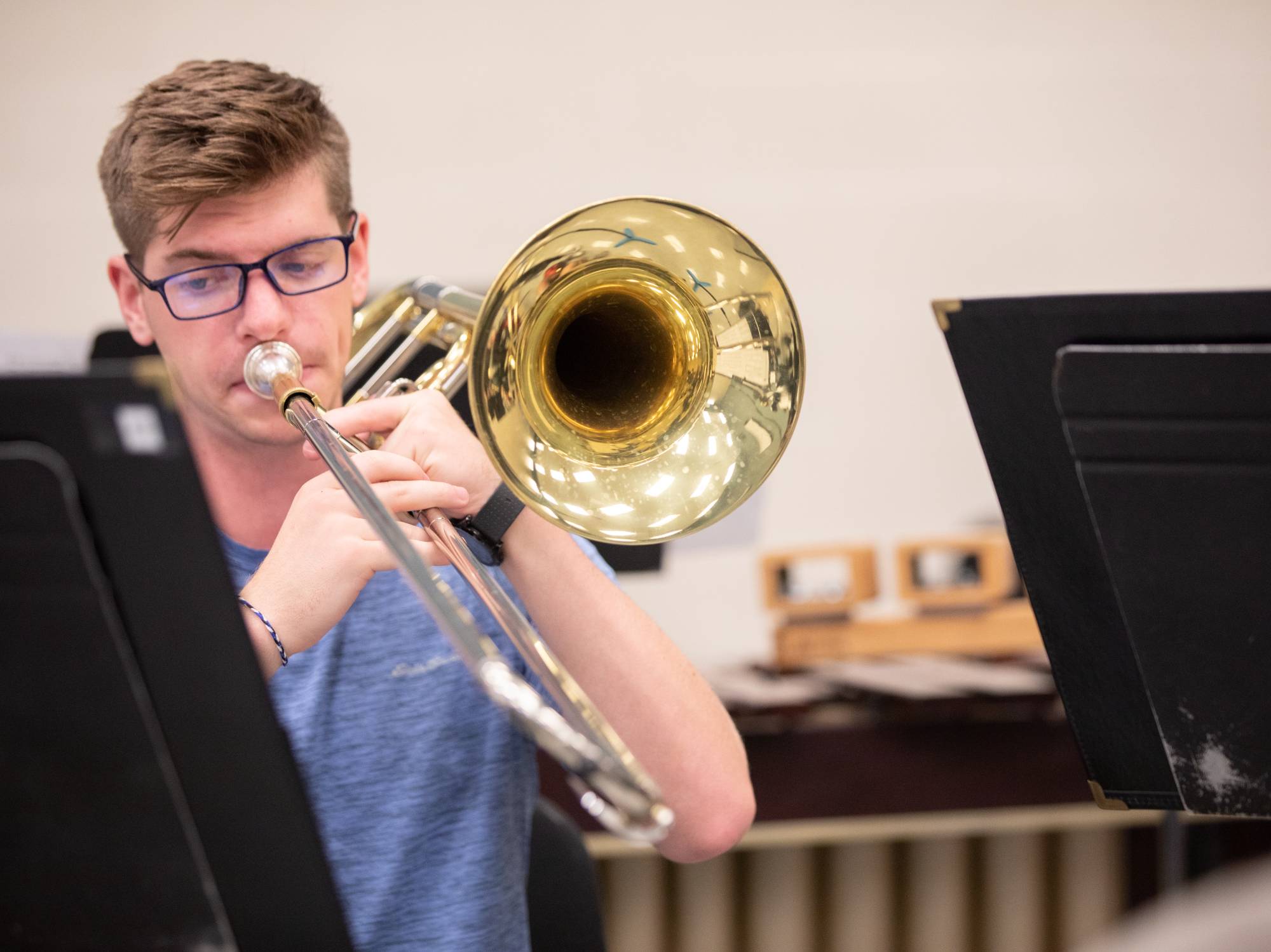 trombone student